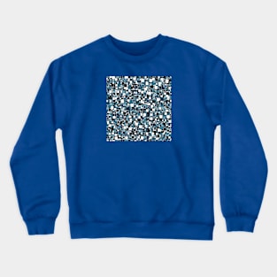 Squares Pattern Crewneck Sweatshirt